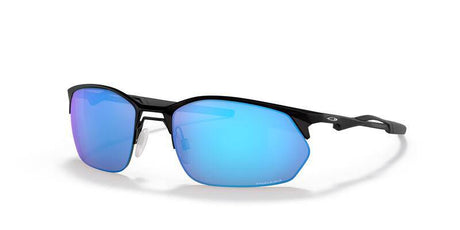OAKLEY Wire Tap 2.0 Sonnenbrille mit Prizm Sapphire Gläsern, dunkles Rahmen-Design, stilvoller Augenschutz