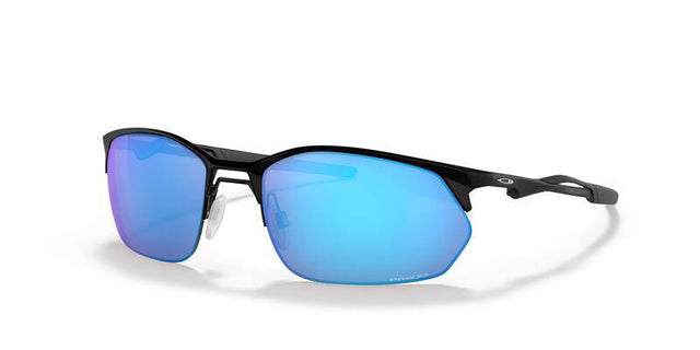 OAKLEY Wire Tap 2.0 Sonnenbrille mit Prizm Sapphire Gläsern, dunkles Rahmen-Design, stilvoller Augenschutz