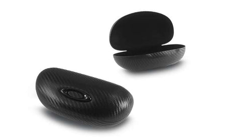 OAKLEY Sonnenbrillenetui Ellipse O aus Carbon, weiches schwarzes Etui für Sonnenbrillen, flexibel und schützend.