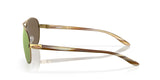 OAKLEY Feedback Sonnenbrille mit poliertem Goldrahmen und Prizm rose gold polarisierten Gläsern, stilvoll und schützend