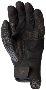 Schwarze RST K-Sport CE Motorradhandschuhe aus Leder mit schützenden Polstern und verstellbarem Verschluss.