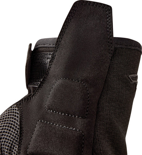 RST K-Sport CE Motorradhandschuhe in mattem Schwarz, robuste Lederhandschuhe für Motorradfahrer, mit Knöchelprotektoren.