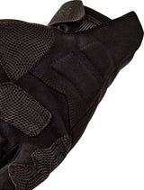 RST K-Sport CE Motorradhandschuhe in mattem Schwarz, robuste Lederhandschuhe mit Knöchelprotektoren für sicheren Motorradgebrauch