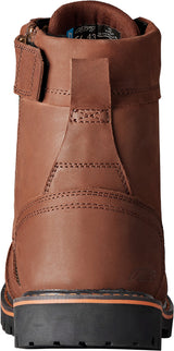 Schwarze RST Roadster 3 CE Lederstiefel für Motorradschuhe, klassische Passform und strapazierfähiges Leder, seitliche Schnallen.