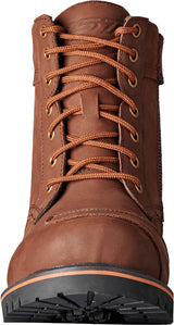 Braune RST Roadster 3 CE Lederstiefel, klassische Schuhe aus Leder mit Schnürung und robustem Design.