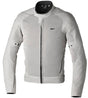 Rst Spectre Air CE Textil-Motorradjacke in Silber, Touring-Jacke mit atmungsaktivem Material und Schutzvorrichtungen.