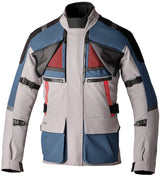 RST Pro Series Vulcan CE Textil-Motorradjacke in Silber und Blau, Adventure-Jacke mit Schutz und atmungsaktivem Material