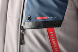 RST Pro Series Vulcan CE Textil-Motorradjacke in Silber und Blau, Adventure-Jacke mit Schutzprotektoren, für Motorradfahrer
