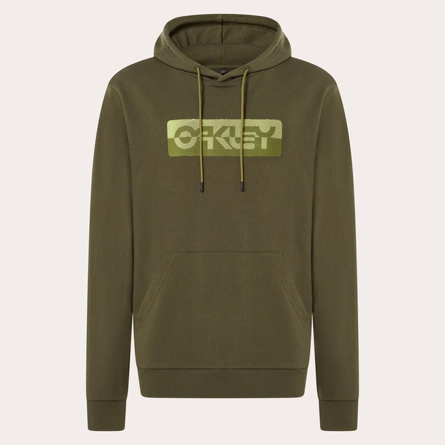 OAKLEY Duality B1B Po Hoodie, bequeme Freizeitbekleidung aus weichem Stoff, schwarz mit Logo-Print, vorne sichtbar