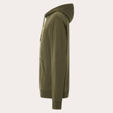OAKLEY Duality B1B Po Hoodie, bequeme Freizeitbekleidung aus weichem Stoff in dunkler Farbe, auf einem weißen Hintergrund.