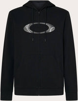 OAKLEY New Ellipse Hoodie in Schwarz, bequeme Freizeitbekleidung aus weichem Material, sichtbarer Hoodie mit Logo-Details.