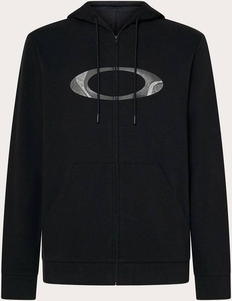 OAKLEY New Ellipse Hoodie in Schwarz, bequeme Freizeitbekleidung aus weichem Material, sichtbarer Hoodie mit Logo-Details.