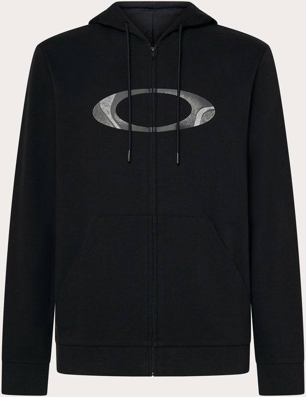 OAKLEY New Ellipse Hoodie in Schwarz, bequeme Freizeitbekleidung aus weichem Material, sichtbarer Hoodie mit Logo-Details.