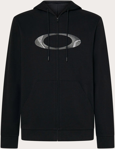 OAKLEY New Ellipse Hoodie in Schwarz, bequeme Freizeitbekleidung aus weichem Material, mit schlichtem OAKLEY Logo.