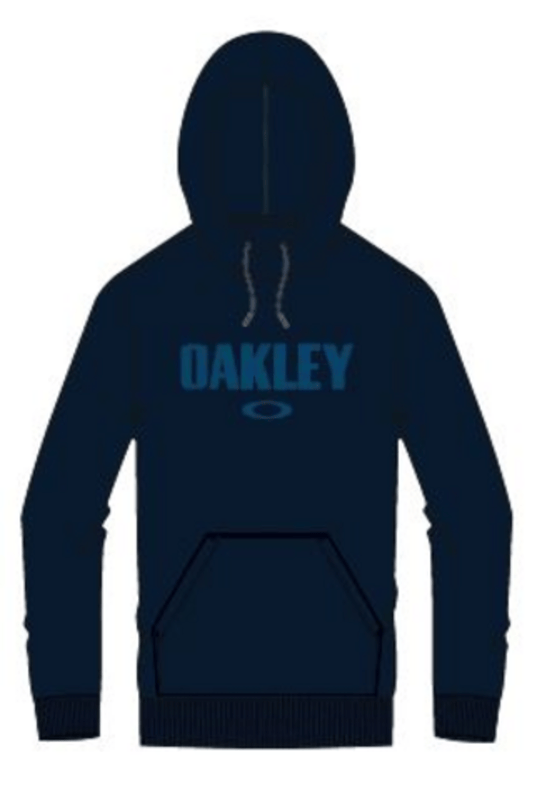 OAKLEY Pullover Hoodie Fathom, bequeme Freizeitbekleidung, dunkelblau mit Kapuze und Kängurutaschen, weiches Material