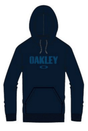 OAKLEY Pullover Hoodie Fathom, bequeme Freizeitbekleidung, dunkelblau mit Kapuze und Kängurutaschen, weiches Material