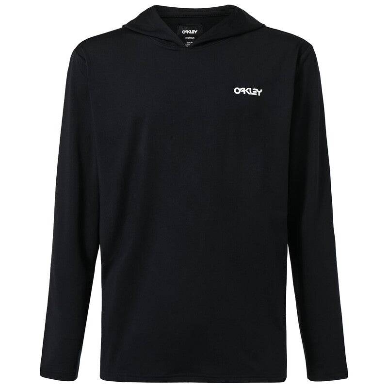 OAKLEY Rainbow RC Hoodie in Schwarz, bequeme Freizeitbekleidung mit farbigem Rainbow-Design, atmungsaktiv und stylisch.