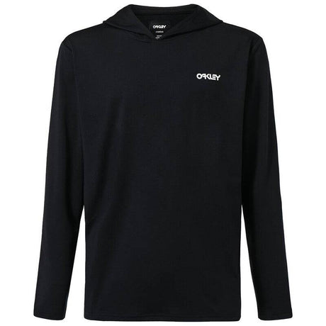 OAKLEY Rainbow RC Hoodie in Schwarz, bequeme Freizeitbekleidung mit farbigem Rainbow-Design, atmungsaktiv und stylisch.