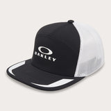 OAKLEY Podium Trucker Cap, Freizeitbekleidung, mit Mesh-Visier und OAKLEY Logo, schwarze Cap, lässiger Baseball-Cap-Stil