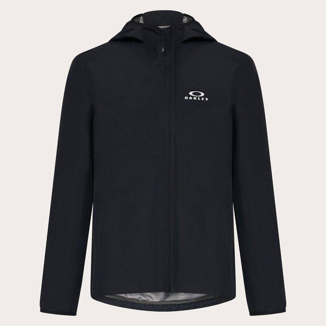 OAKLEY Jacke Elements Shell 2.0, Freizeitbekleidung, wasserabweisend mit Kapuze und Reißverschlusstaschen, in Schwarz.