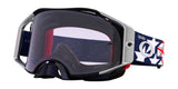 OAKLEY Airbrake MX-Brille mit TLD RWB Stars Prizm Linse für Low-Light-Motocross, schwarzes Rahmen-Design, klare Sicht