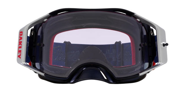 OAKLEY Airbrake MX-Brille mit TLD RWB Stars Prizm-Linse für wenig Licht, sportliche Brille für Motocross, sichtbare Details in der Abbildung