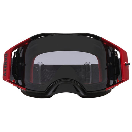 OAKLEY Airbrake MX-Brille mit grauer Blocks-Leicht getönter Linse, robuste Schutzbrille für Motocross Fahrer
