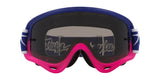 OAKLEY O-Frame MX Brille mit dunkem Rauchglas und TLD Speed Stars Design, für motocross und Offroad-Fahrten
