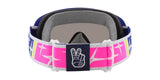 OAKLEY O-Frame MX Brille mit dunkem Smoke-Glas und TLD Speed Stars Design, ideal für Motocross und Offroad-Fahrten