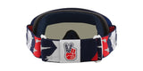OAKLEY O-Frame MX TLD RWB Stars Motocross-Brille mit dunkem Rauchglas und rotem, weißem blauen Design