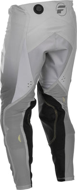 Fly Racing Evolution Dst MX-Hose in Weiß und Grau, langlebige Motocross-Hose mit flexiblem Design, für optimalen Schutz und Komfort