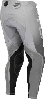 Fly Racing Evolution DST MX-Hose in Weiß und Grau, robuste Motocross-Hose mit sportlichem Design.