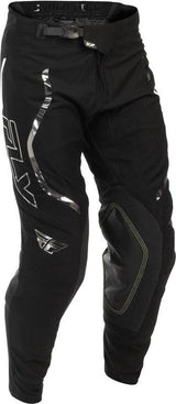 Fly Racing Evolution DST Spark Special Edition MX-Hose in Schwarz und Silber, strapazierfähige Motocross-Hose mit elastischem Material
