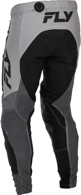 Fly Racing Lite MX-Hose in Grau und Schwarz, leichte Motorradhose mit strapazierfähigem Material für Offroad und Motocross.