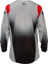 Fly Racing Kinetic DBK Special Edition MX-Jersey in Grau, Schwarz und Rot mit sportlichem Design und atmungsaktivem Material