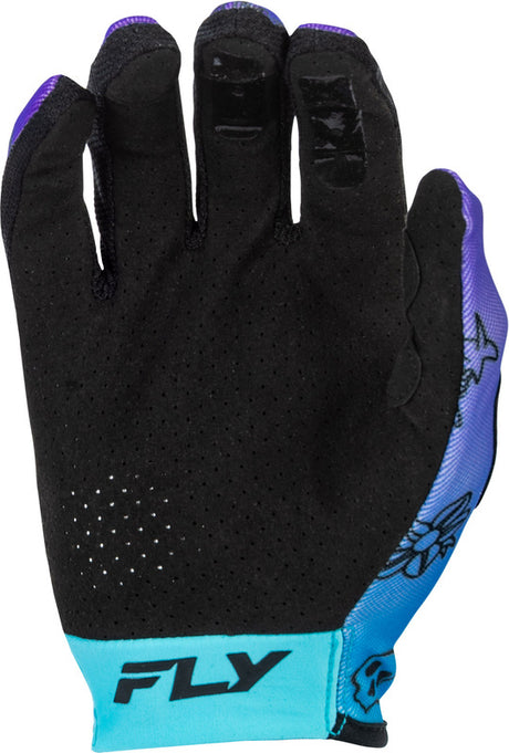 Fly Racing Lite Outline Special Edition Handschuhe Lila Blau Schwarz