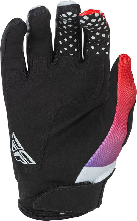 Fly Racing Kinetic Handschuhe Grau Rot Lila Schwarz