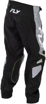 Fly Racing Kinetic Jugend-MX-Hose in Schwarz und Grau, strapazierfähiges Motorrad-Outfit für Jugendliche