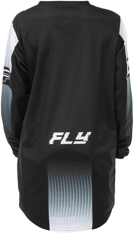 Fly Racing F 16 Jugend Jersey Schwarz Weiss