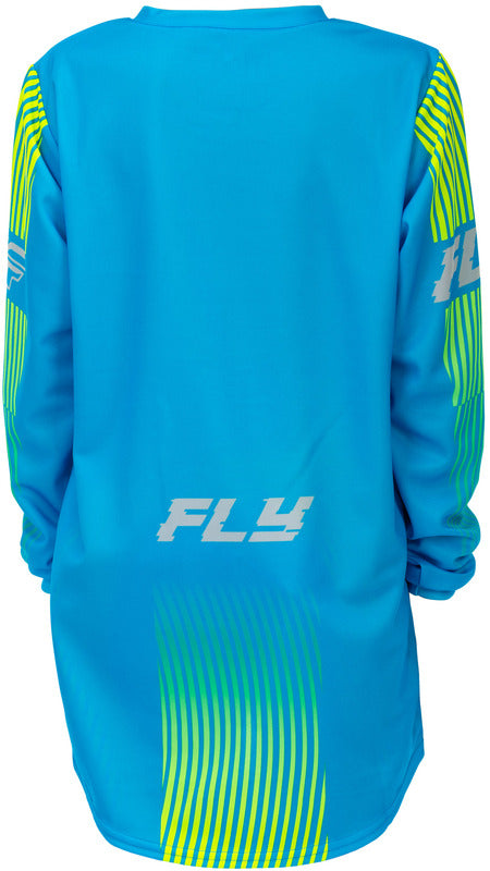 Fly Racing F 16 Jugend Jersey Blau Jaune