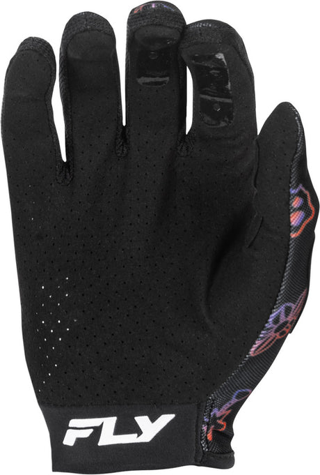 Fly Racing Lite Outline Special Edition Youth Handschuhe Rot Schwarz Viollet Lila
