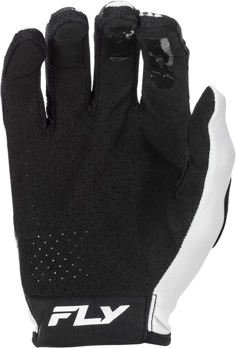 Fly Racing Lite Warp Special Edition Youth Handschuhe Weiss Blau Rosa
