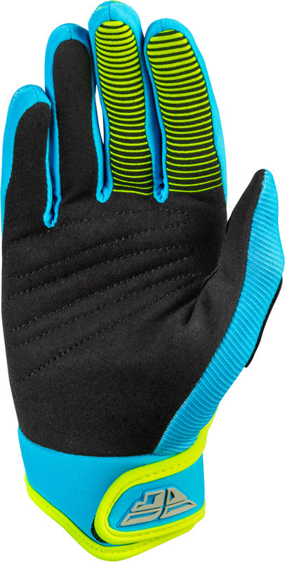 Fly Racing F 16 Youth Handschuhe Blau Hi Vis
