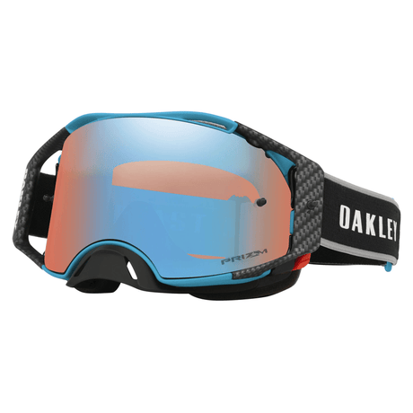 OAKLEY Airbrake MX-Brille mit Eli Tomac Signature Series, Prizm MX Sapphire Gläser, für Motocross, im Detail sichtbar