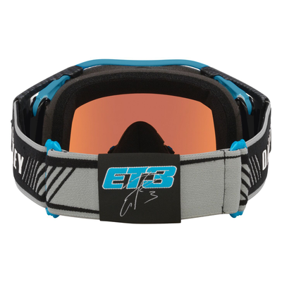 OAKLEY Airbrake MX-Brille von Eli Tomac mit Prizm MX Sapphire Glas, robuste Schutzbrille für Motocross, reflektierende Linsen.
