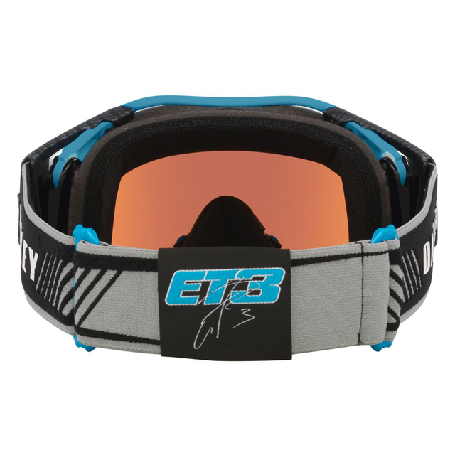 OAKLEY Airbrake MX-Brille von Eli Tomac mit Prizm MX Sapphire Glas, robuste Schutzbrille für Motocross, reflektierende Linsen.