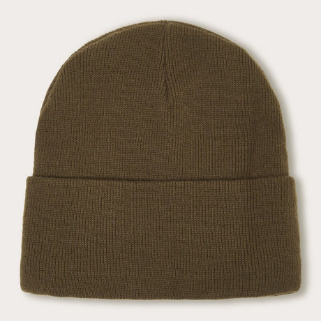 OAKLEY B1B Gradient Patch Beanie in Grün, Freizeitbekleidung, bequem und stylisch für kalte Tage, mit Markenlogo.