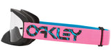 OAKLEY O-Frame 2.0 Pro MX Heritage Brille in Blau Rosa mit klarem Glas, für Motocross-Sport und Schutz