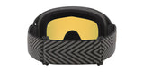 OAKLEY O-Frame 2.0 Pro MX-Brille in Schwarz mit Fire Iridium-Glas für motocross, sichtbares Brillen-Design