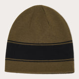 Reversible grüne OAKLEY TNP Beanie aus Freizeitbekleidung, bequem und stilvoll, zeigt beide Seiten der Mütze.